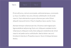 jQuery选项卡tabulous